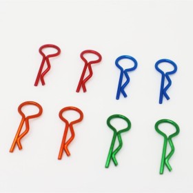 Clips de Carrocería de colores para escalas 1/10 y 1/8