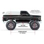 Pack Traxxas TRX-4 Chevrolet K10 Cheyenne High Trail Negro con 4 Accesorios
