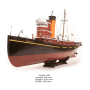 Barco de Madera Occre Remolcador Hércules 1/50