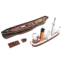 Pack Barco de Madera Occre Hércules con Pinturas, Tinte y Barniz