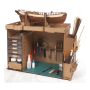 Pack Barco de Madera Occre Hércules con Mueble Taller