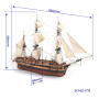 Barco de Madera OCCRE EREBUS 1/75