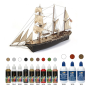 Pack Maqueta Barco Occre ENDURANCE con pinturas, tintes y barniz