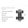 Coche RC Monster Truck Wltoys Speed 1/10 55km/h (Brushless)