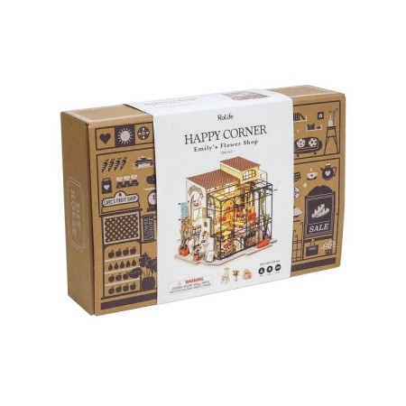 Maqueta de Madera DIY Robotime Emily's Flower Shop 1/24