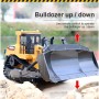 Excavadora RC Huina Bulldozer 8 canales 1/16