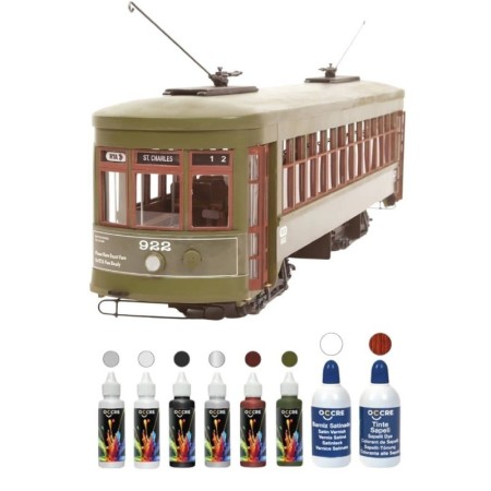 Pack Tranvía Occre New Orleans con Pinturas, Tinte y Barniz