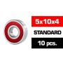 Kit de 10 cojinetes Estandar ULTIMATE RACING (10x5x4)