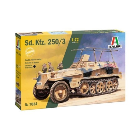 Vehículo Militar Italeri Sd. Kfz. 250/3 1/72