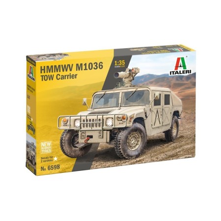 Vehículo Militar Italeri HMMWV M1036 TOW Carrier 1/35