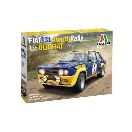 FIAT 131 Abarth Rally Olio Fiat escala 1/24