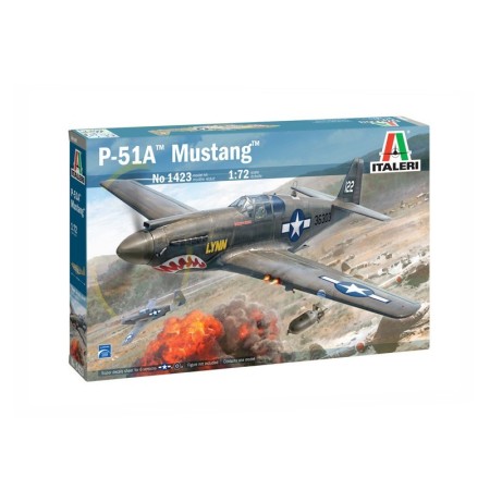 Avión Militar Italeri P-51A Mustang 1/72