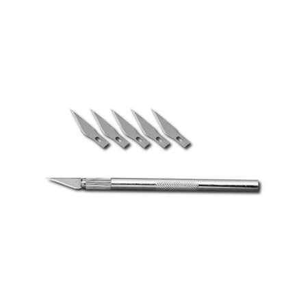 Cutter de precision + 6 cuchillas