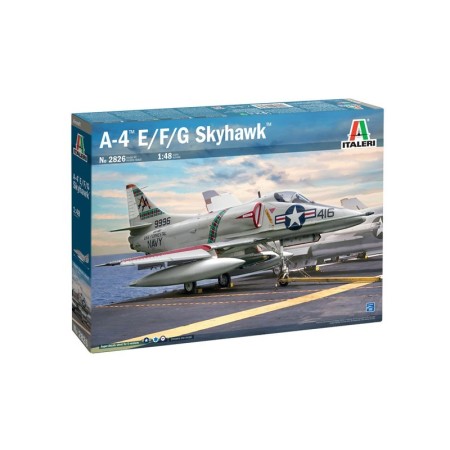 Maqueta del Avión Militar Italeri A-4 E/F/G Skyhawk 1/48