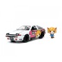 Coche 1986 Toyota Trueno AE86 con figura Aggretsuko