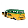 Furgoneta 1962 VW Bus Tortugas Ninja con figura Leonardo