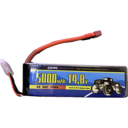Batería Lipo 14.8V (4S) 5000mAh 50C (T-Dean)