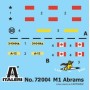 Kit Model Set Tanque Italeri M-1 Abrams