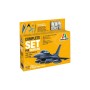Kit Model Set Avión Militar Italeri F-16 C/D Night Falcon