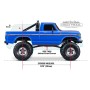 Pack Traxxas TRX-4 FORD F-150 RANGER XLT 1979 1/10 (Brushed) Negro con 4 accesorios