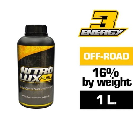 Combustible Nitrolux Fuel 16% para coches RC Nitro Energy3
