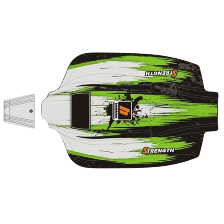 Carrocería Buggy Wltoys A959, A959-A y A959-B 1/18 (Color verde/blanco)