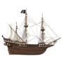 Pack Maqueta Barco Occre BUCCANEER 1/100 con pinturas, tinte y barniz