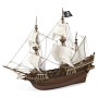 Pack Maqueta Barco Occre BUCCANEER 1/100 con pinturas, tinte y barniz