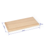 Base de pie de roble + soportes metálicos