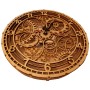 Reloj de madera con mecanismo para construir en madera
