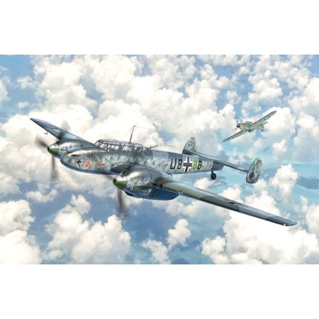 Maqueta de Avión 1/72 Bf 110 C Zerstorer Italeri