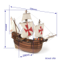 Pack Barco de Madera Occre Santa Maria 1/50