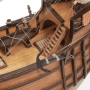 Pack Barco de Madera Occre Santa Maria 1/50 + Soporte