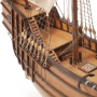 Pack Barco de Madera Occre Santa Maria 1/50 + Soporte