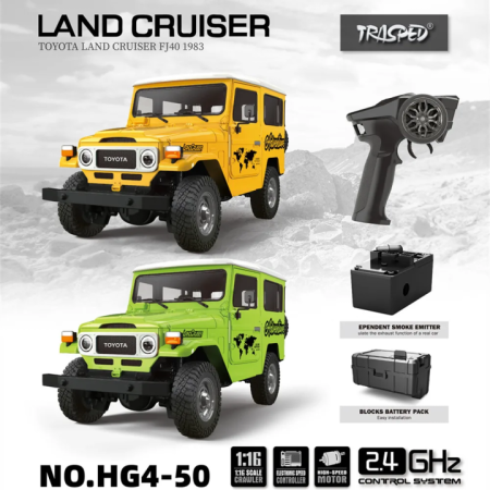 Coche RC Crawler Toyota Land Cruiser FJ40 1/16 (Brushed)