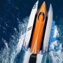 Lancha RC Wltoys WL915-A 45Km/h (Brushless) Naranja