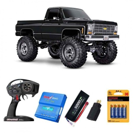 Pack Traxxas TRX-4 Chevrolet K10 Cheyenne High Trail Negro con 4 Accesorios