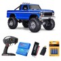 Pack Traxxas TRX-4 FORD F-150 RANGER XLT 1979 1/10 (Brushed) Azul con 4 accesorios