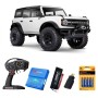 Traxxas TRX-4 Ford Bronco 2021 Blanco con 4 accesorios