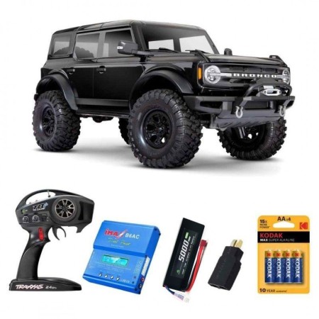Traxxas TRX-4 Ford Bronco 2021 Negro con 4 accesorios
