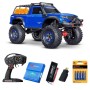 Pack Traxxas TRX-4 Sport High Trail Edition 1/10 (Brushed) Azul con 4 accesorios