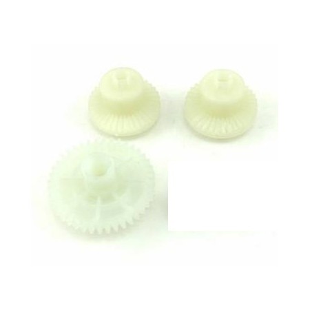 Corona y engranajes diferencial