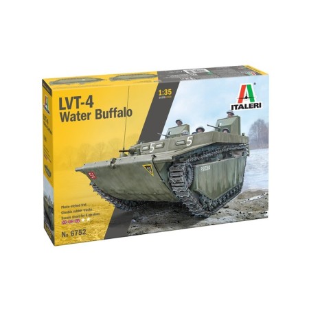 Maqueta de tanque LVT-4 Water Buffalo (ETO) 1/35 Italeri