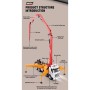 Camión RC Bomba de Cemento 1/18 (Huina 1381)