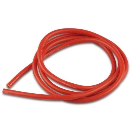 CABLE DE SILICONA 4MM ROJO 