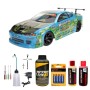 Pack Coche RC Drift FTX BANZAI Nitro Azul Kit Gasolina
