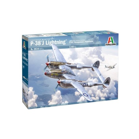 Maqueta Avión P-38 J Lightning 1/48 Italeri