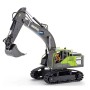 Excavadora 1/18 13ch con humo y sonido Huina