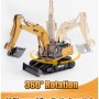 Excavadora Huina 1531 11 canales 1/16