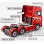 Camión Scania 770S V8 Huina 1501 RTR 19 canales 1/18